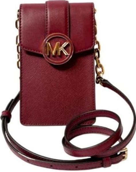 michael kors phone crossbody charcoal|Carmen Small Phone Crossbody Bag .